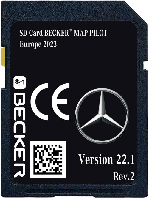 Mercedes-Benz Becker Map Pilot v23 Rev2 SD-karten Europa 2024-2025