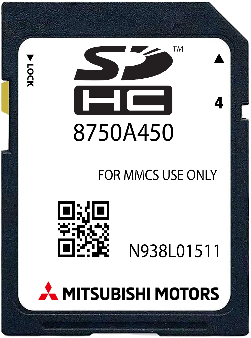 Mitsubishi MMCS E11 / E12 / W13 SD-Karte Europa | Teilenummer: 8750A450 – Bild 1
