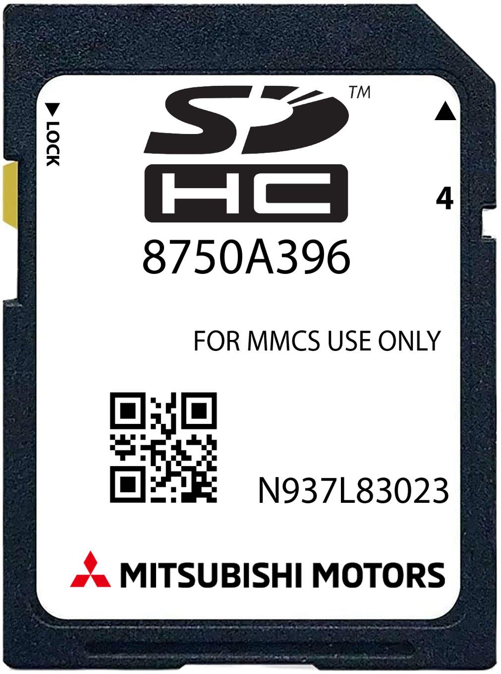 Mitsubishi MMCS W11 / W12 SD-Karte Europa | Teilenummer: 8750A384 / 8750A396 – Bild 1