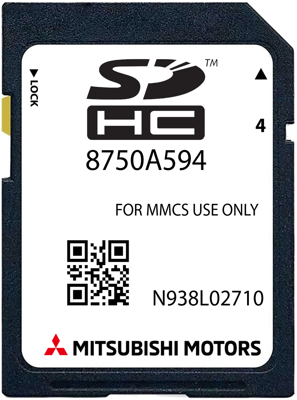 Mitsubishi MMCS W15 / W17 SD-Karte Europa | Teilenummer: 8750A594 – Bild 1