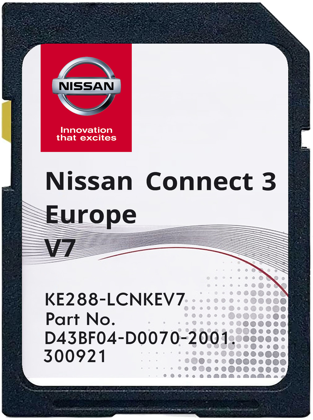 Nissan Connect 3 v7 SD-Karte Europa | Teilenummer: KE288-LCNKEV7 – Bild 1