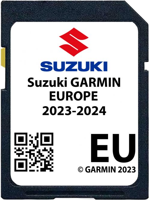 Suzuki Garmin SD Karte Europa 2024